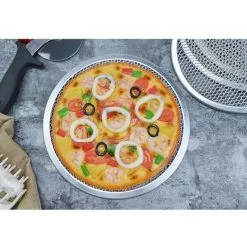 SOGA 10-inch Round Seamless Aluminium Nonstick Commercial Grade Pizza Screen Baking Pan -Barbeques shop 2CZZY5cOLZhPb ZKMOoBdQMgQ 5