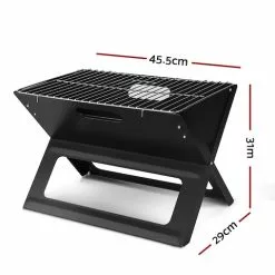 Grillz Portable BBQ Charcoal Grill Smoker Outdoor Folding Steel Camping Barbecue 9 Grillz Portable BBQ Charcoal Grill Smoker Outdoor Folding Steel Camping Barbecue -Barbeques shop 2XVoD6kYCvRMBpyb00BAEi0EY