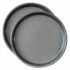 SOGA 2X 9-inch Round Black Steel Non-stick Pizza Tray Oven Baking Plate Pan