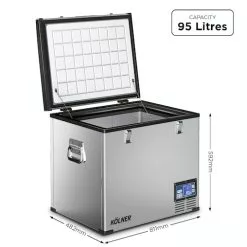 Kolner 95L Stainless Steel Portable Fridge Chest Freezer -Barbeques shop 5YYJQc N xBUV6jl1RembRLzM
