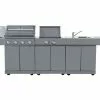 Alfresco Island Inc 4 Burner BBQ, Sink & Range