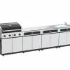 Beefmaster Classic 4 Burner BBQ Kitchen On Deluxe Cart