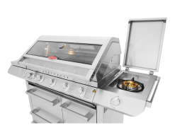 BeefEater 7000 Premium 5 Burner Flame Failure BBQ On Side Burner Cart -Barbeques shop BMF7655SA 04