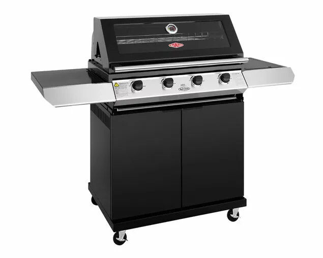 BeefEater 1200 Series - 4 Burner Black Enamel BBQ With Side Burner 2 BeefEater 1200 Series - 4 Burner Black Enamel BBQ With Side Burner - Image 2