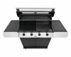 BeefEater 1200 Series - 4 Burner Black Enamel BBQ With Side Burner 8 BeefEater 1200 Series - 4 Burner Black Enamel BBQ With Side Burner -Barbeques shop BMG1241BB 04