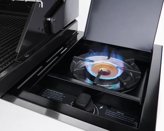 BeefEater 1200 Series - 4 Burner Black Enamel BBQ With Side Burner 6 BeefEater 1200 Series - 4 Burner Black Enamel BBQ With Side Burner - Image 6