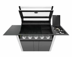 BeefEater 1600 Series - 5 Burner Stainless Steel BBQ With Side Burner (Dark) -Barbeques shop BMG1651DA 08