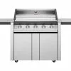 BeefEater 1600 Series - 5 Burner Stainless Steel BBQ With Side Burner (Silver)
