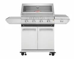 BeefEater 7000 Classic 5 Burner BBQ On Side Burner Cart -Barbeques shop BMG7642SA 02
