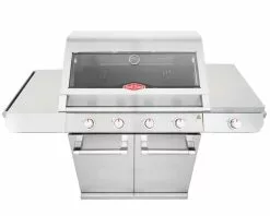 BeefEater 7000 Classic 5 Burner BBQ On Side Burner Cart -Barbeques shop BMG7642SA 03