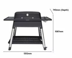 Everdure By Heston Blumenthal FURNACE 3 Burner BBQ With Stand -Barbeques shop E3G1GA 07
