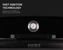 Everdure By Heston Blumenthal FURNACE 3 Burner BBQ With Stand -Barbeques shop E3G1GA 11