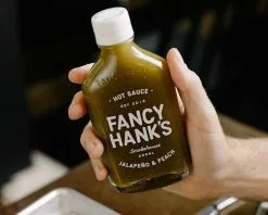 Fancy Hanks Jalapeño Peach Sauce -Barbeques shop FHJALEPEACH 03