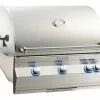 Fire Magic Grills Aurora A660i 3 Burner Built-In BBQ (H Shaped Burners) With Analog Thermometer, Backburner & Rotisserie Kit