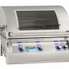Fire Magic Grills Echelon E660i 3 Burner Built-In BBQ (H Shaped Burners) With Digital Thermometer And Magic Window
