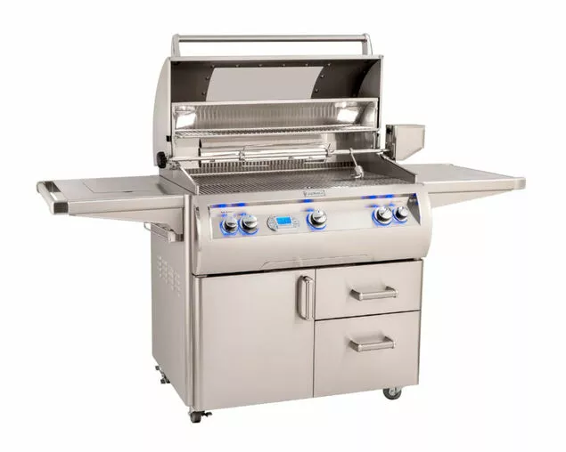 Fire Magic Grills Echelon E790s Free Standing 3 Burner BBQ (H Shaped Burners) With Digital Thermometer And Flush Mounted Single Side Burner 2 Fire Magic Grills Echelon E790s Free Standing 3 Burner BBQ (H Shaped Burners) With Digital Thermometer And Flush Mounted Single Side Burner - Image 2