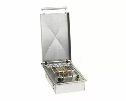 Fire Magic Grills Drop-In Single Side Burner With Hinged Lid
