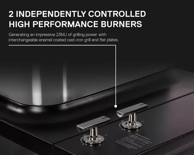 Everdure By Heston Blumenthal FORCE 2 Burner BBQ With Stand 10 Everdure By Heston Blumenthal FORCE 2 Burner BBQ With Stand - Image 10