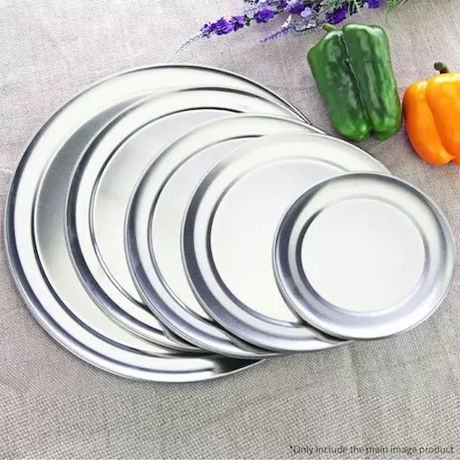 SOGA 10-inch Round Aluminum Steel Pizza Tray Home Oven Baking Plate Pan 6 SOGA 10-inch Round Aluminum Steel Pizza Tray Home Oven Baking Plate Pan - Image 6