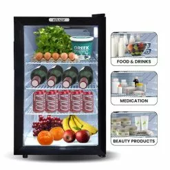 Kolner 70L Mini Bar Fridge Glass Door Beverage Cooler Drinks Refrigerator -Barbeques shop K1IR8rkUQKhAd9PKmJ6C498BI