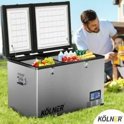 Kolner 125L Portable Camping Fridge And Freezer 12v-240v -Barbeques shop NM2O9e Q29ndipxJ 1B4KvskA