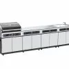 Beefmaster Premium 4 Burner BBQ Kitchen On Deluxe Cart