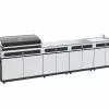Beefmaster Premium 6 Burner BBQ Kitchen On Deluxe Cart