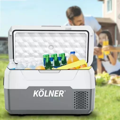 Kolner 20L Portable Fridge Cooler Freezer Camping Refrigerator Grey 12 Kolner 20L Portable Fridge Cooler Freezer Camping Refrigerator Grey - Image 12