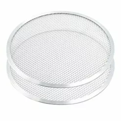 SOGA 2X 12-inch Round Seamless Aluminium Nonstick Commercial Grade Pizza Screen Baking Pan