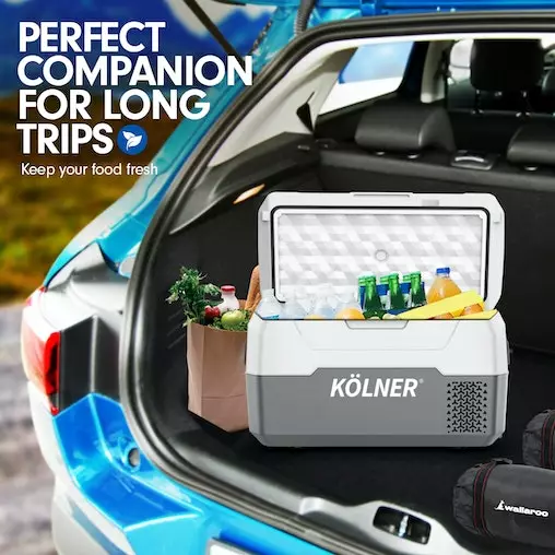 Kolner 20L Portable Fridge Cooler Freezer Camping Refrigerator Grey 13 Kolner 20L Portable Fridge Cooler Freezer Camping Refrigerator Grey - Image 13