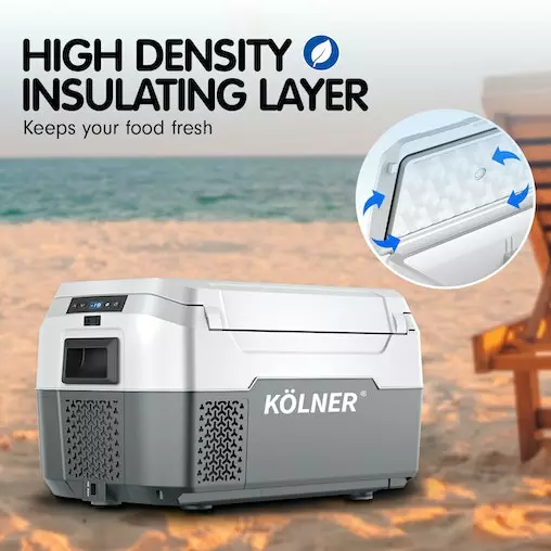 Kolner 20L Portable Fridge Cooler Freezer Camping Refrigerator Grey 10 Kolner 20L Portable Fridge Cooler Freezer Camping Refrigerator Grey - Image 10