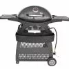 Ziggy By Ziegler And Brown Ziggy Classic Triple Grill Natural Gas BBQ On Cart (Gunmetal Grey)