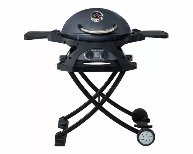 Ziggy By Ziegler And Brown Ziggy Classic Twin Grill LPG BBQ On Folding Cart 2 Ziggy By Ziegler And Brown Ziggy Classic Twin Grill LPG BBQ On Folding Cart - Image 2