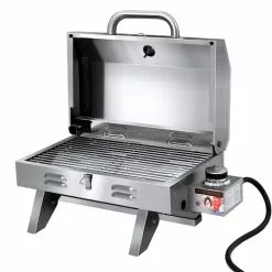 Grillz Portable Gas BBQ Grill Stove Oven Stainless Steel Outdoor Camping Cooker
