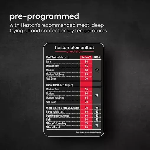 Salter Heston Blumenthal 5-in-1 Digital Thermometer 7 Salter Heston Blumenthal 5-in-1 Digital Thermometer - Image 7