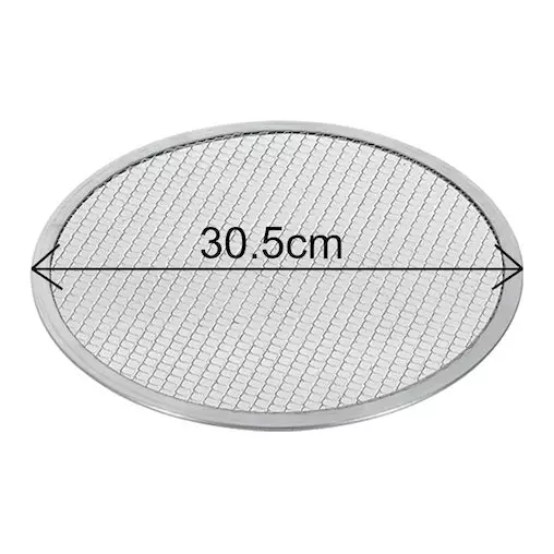 SOGA 2X 12-inch Round Seamless Aluminium Nonstick Commercial Grade Pizza Screen Baking Pan 5 SOGA 2X 12-inch Round Seamless Aluminium Nonstick Commercial Grade Pizza Screen Baking Pan - Image 5