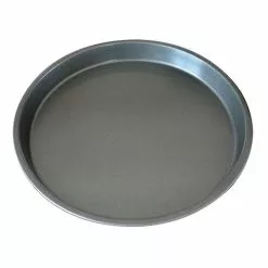 SOGA 2X 10-inch Round Black Steel Non-stick Pizza Tray Oven Baking Plate Pan -Barbeques shop gWgca6icXYXoCoLt7k fHsGSU 2