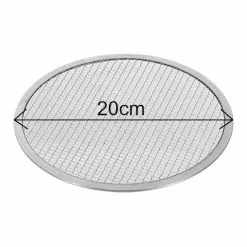 SOGA 2X 8-inch Round Seamless Aluminium Nonstick Commercial Grade Pizza Screen Baking Pan -Barbeques shop gcW rXTn4jTVOmLUhv 5AWMvk