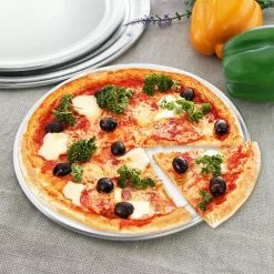 SOGA 10-inch Round Aluminum Steel Pizza Tray Home Oven Baking Plate Pan 9 SOGA 10-inch Round Aluminum Steel Pizza Tray Home Oven Baking Plate Pan -Barbeques shop nmtK7 JPZ B3TH727bF9AG7bU 3