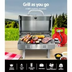 Grillz Portable Gas BBQ Grill Stove Oven Stainless Steel Outdoor Camping Cooker 10 Grillz Portable Gas BBQ Grill Stove Oven Stainless Steel Outdoor Camping Cooker -Barbeques shop p7 XPfYZJrzxjWHfFyruW0y w