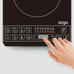 SOGA Dual Burners Cooktop Stove 21L Stainless Steel Stockpot 30cm And 30cm Induction Fry Pan -Barbeques shop yJTeibcWkavgPX4oNsUxzQs2Q
