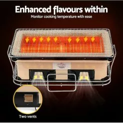 Grillz Ceramic BBQ Grill Smoker Hibachi -Barbeques shop ySpCBeKHRpwkti2 TUXNLRpUc