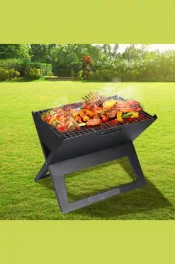 Moyasu Portable Charcoal BBQ Grill Outdoor Camping Barbecue Set Picnic Foldable -Barbeques shop 0c74c6af31fa418cb5be6729d56150cb 98