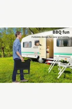 Moyasu Portable Charcoal BBQ Grill Outdoor Camping Barbecue Set Picnic Foldable -Barbeques shop 92f82e9d619444ea8c180530350bebd4 23