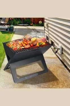 Moyasu Portable Charcoal BBQ Grill Outdoor Camping Barbecue Set Picnic Foldable -Barbeques shop 9478db3ca3df40b28fe91556e956db0f 76