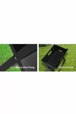 Moyasu Portable Charcoal BBQ Grill Outdoor Camping Barbecue Set Picnic Foldable -Barbeques shop b3dcb88c19b040f799028df3c9c0109d 84